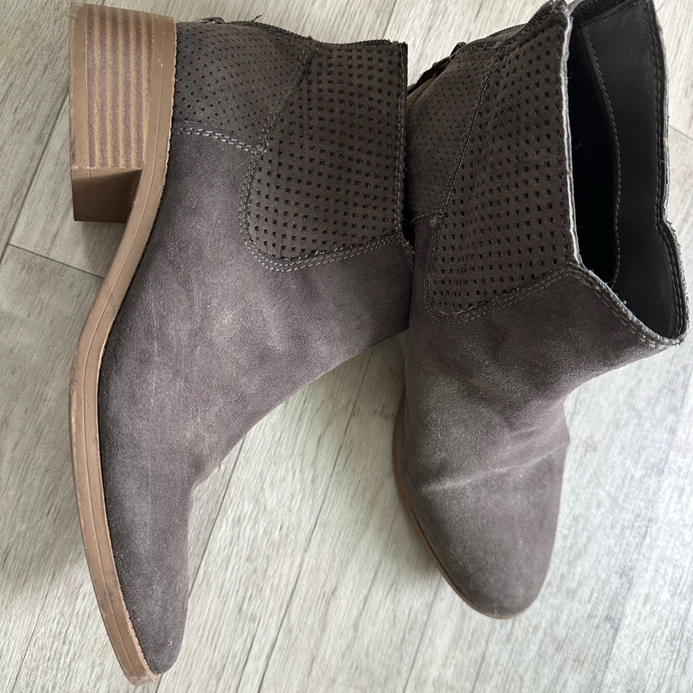 Target Taupe Ankle Booties
